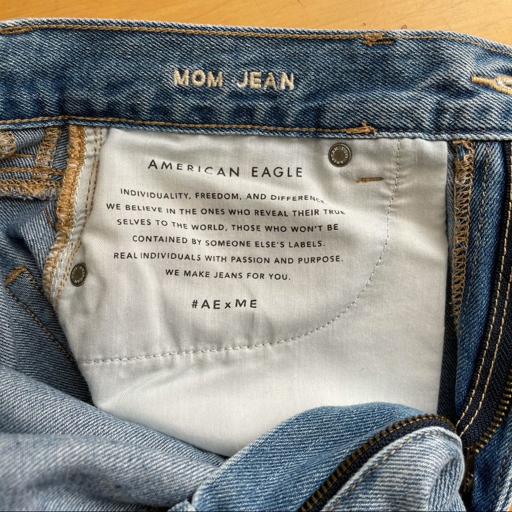 {American Eagle} Destroyed Patch Jeans - image 8